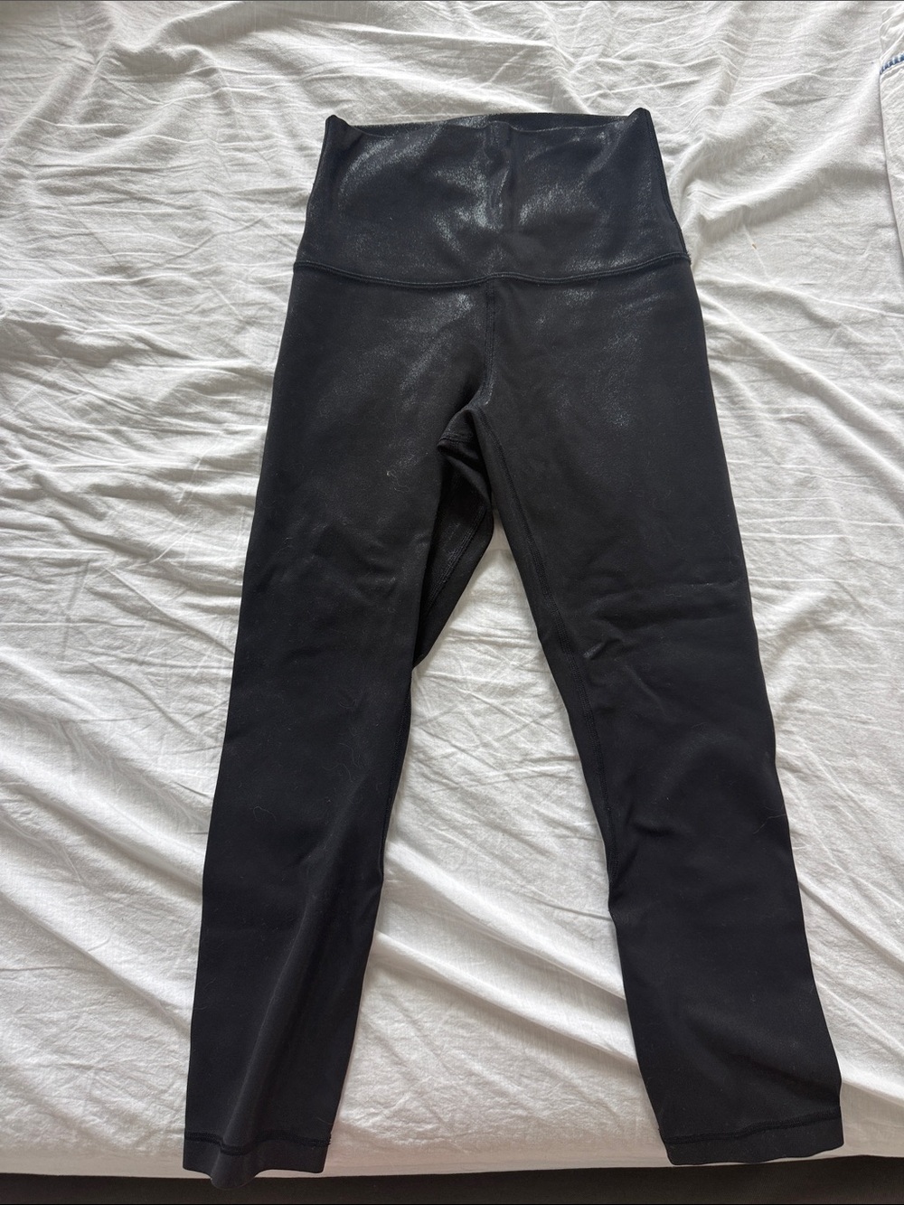 lululemon size 2 leggings black shimmer
